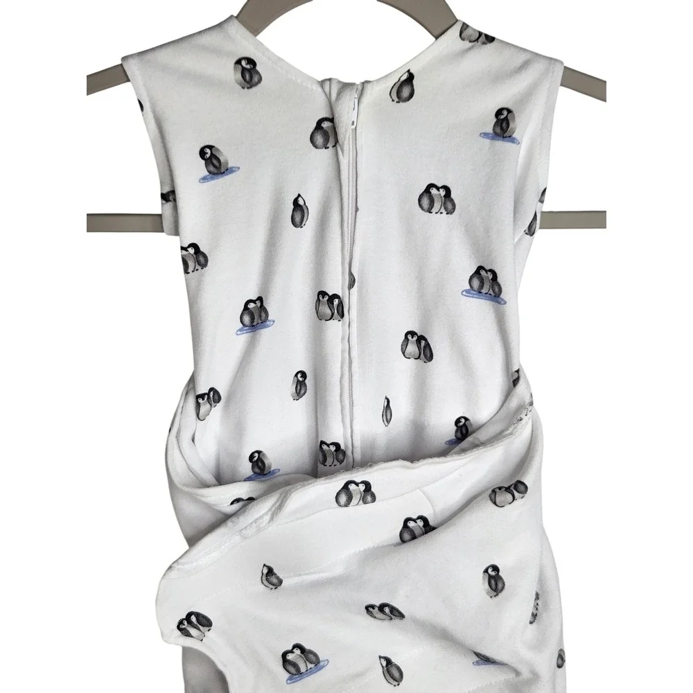 Halo Baby Sleep Sack Swaddle Newborn 0-3 Months Cotton Penguin Print